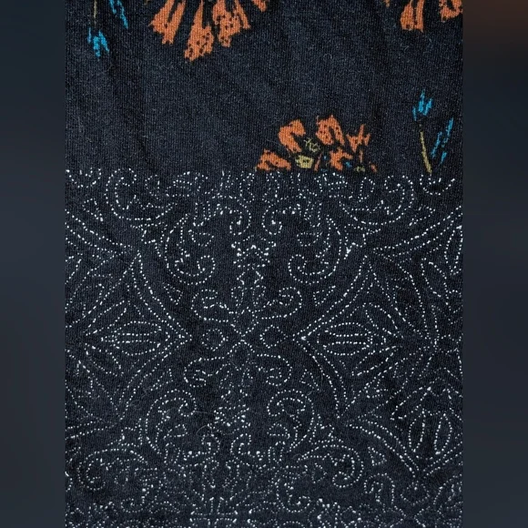 ​🌼 Daniel Rainn Floral Print Knit Tunic Top (PS) Boho Floral Petite💙 - Picture 8 of 8